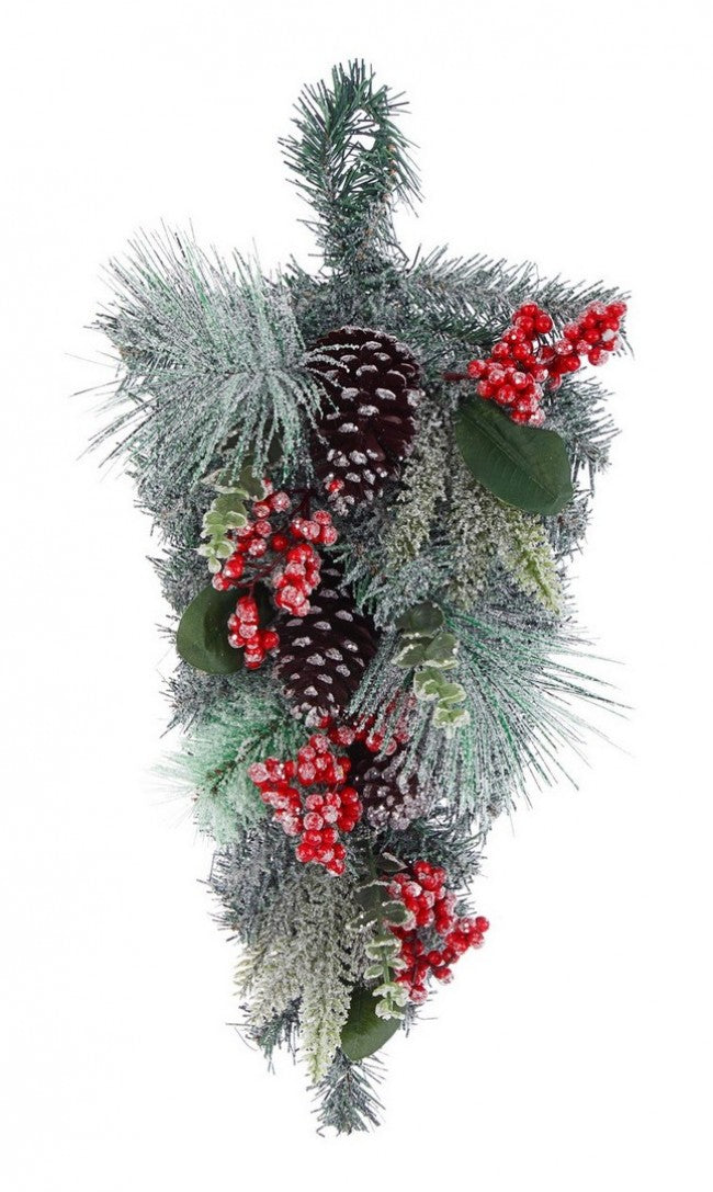 6x Dekor. Cheryl Red GLACC -Beeren fallen