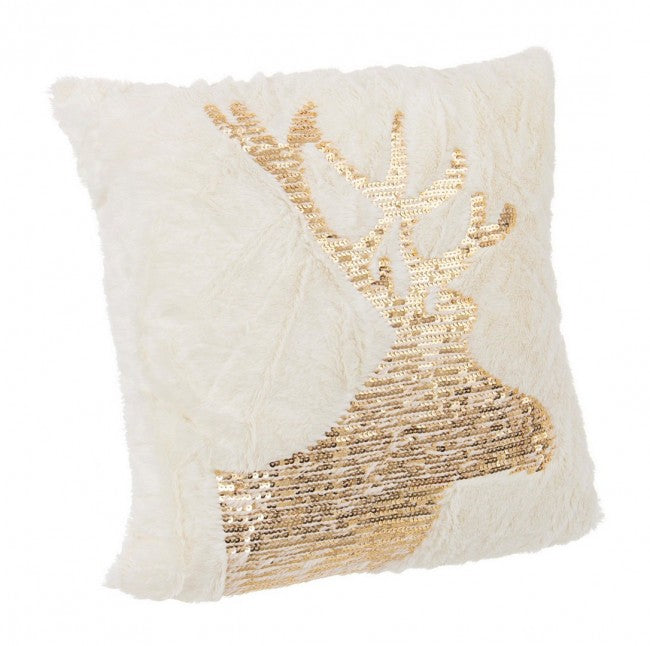 4x Glint Rentierkissen 45x45