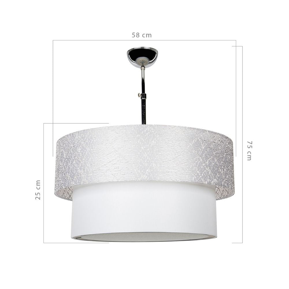 Glühlampen Polo MDL2749, in grauem Gewebe