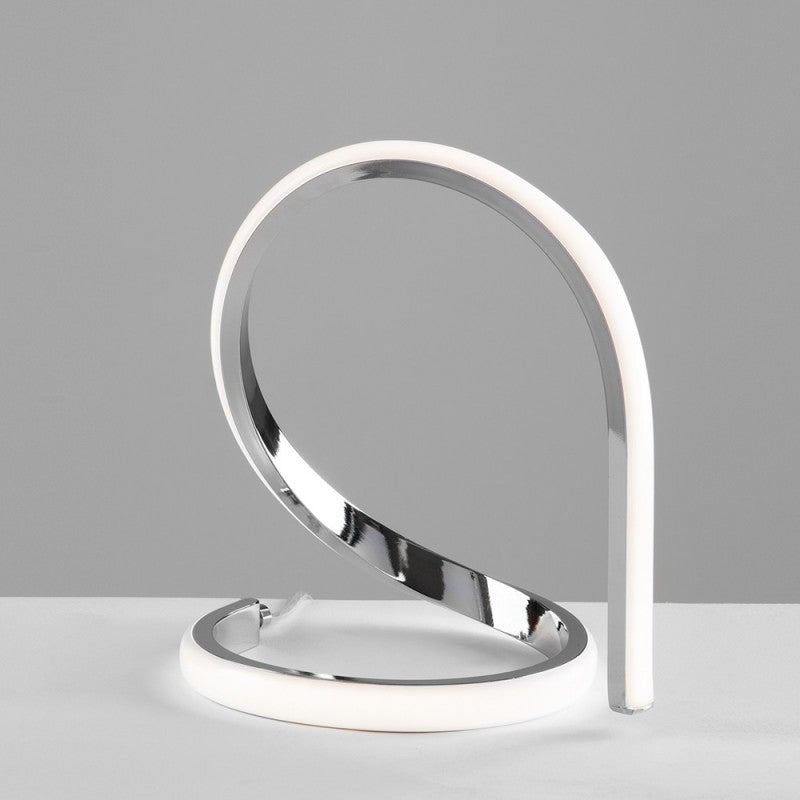 Metall-und Aluminium-Chrom Chrom, Lucido Integrierte LED 21x h20 cm
