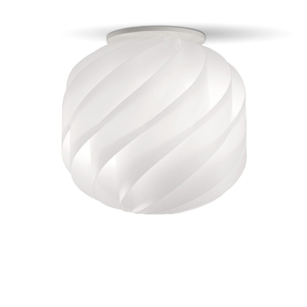 Weiße Deckenleuchte cm. 25 x 24h