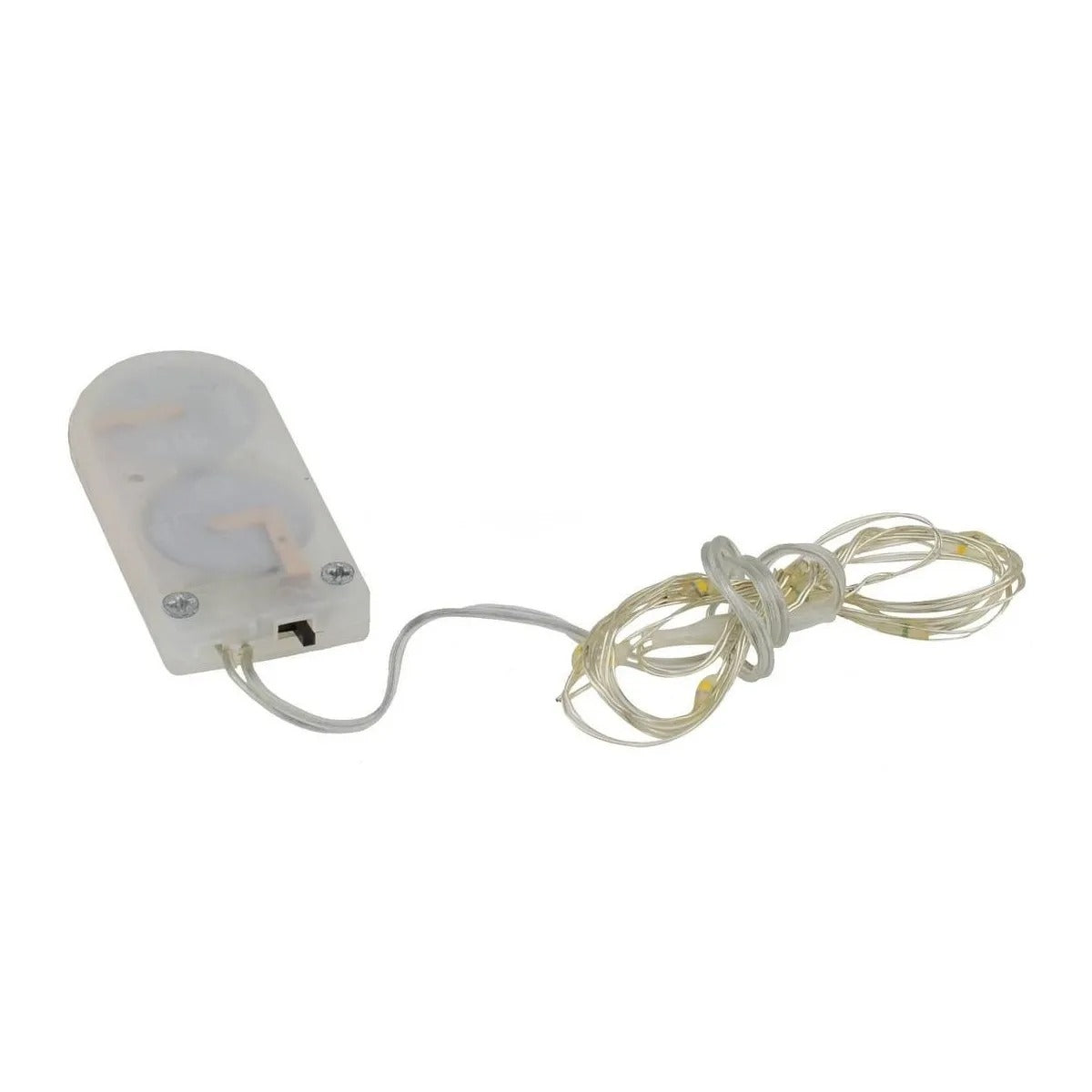 20 warmweiße MicroLEDs Mt.1,90 + 0,15 Batterie inklusive Int Blister Weihnachtsdekoration