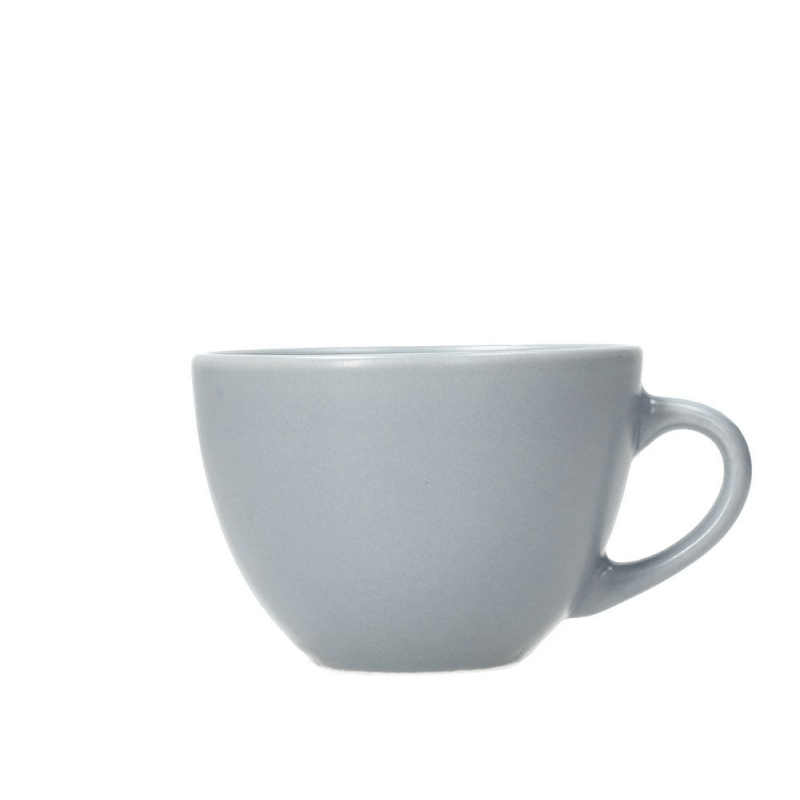 Kaffeetasse 80 cc Zuckerpapier Steinzeug Hellblau