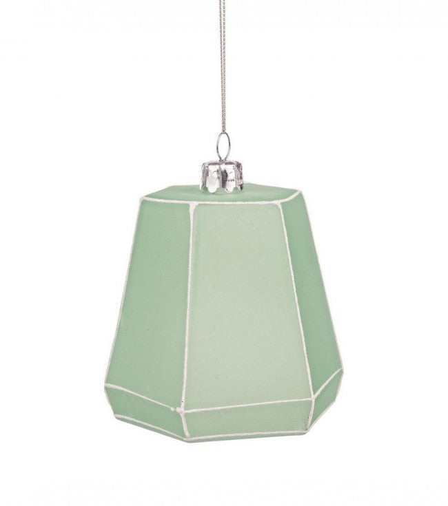 12x Anhänger VT Prisma Form Grün grün