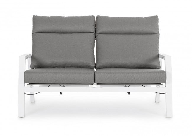 2P Sofa Recl C-C Kledi Weiß Jx11