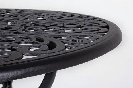 Tavolo rotondo antracite diametro 110 cm