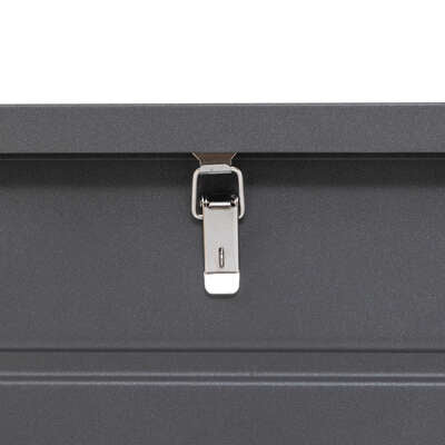 Baule alluminio grafite misura S - L. 150 x P. 735 x H. 83 cm