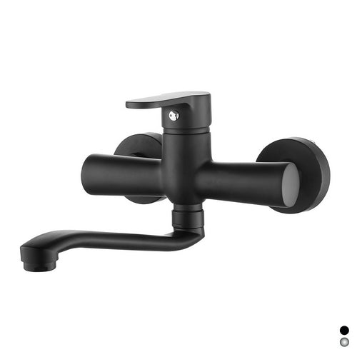 Mischer Mischer mit Schwarz-Mantel-Waschbecken