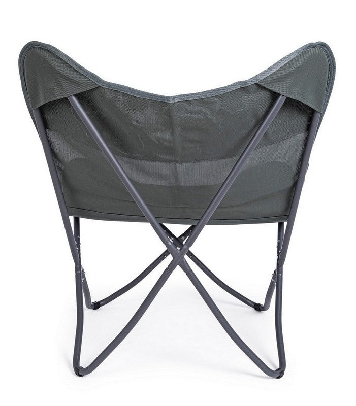 Poltrona Butterfly Gabicce Forest in metallo - Dimensioni: 77,5x81x89 cm