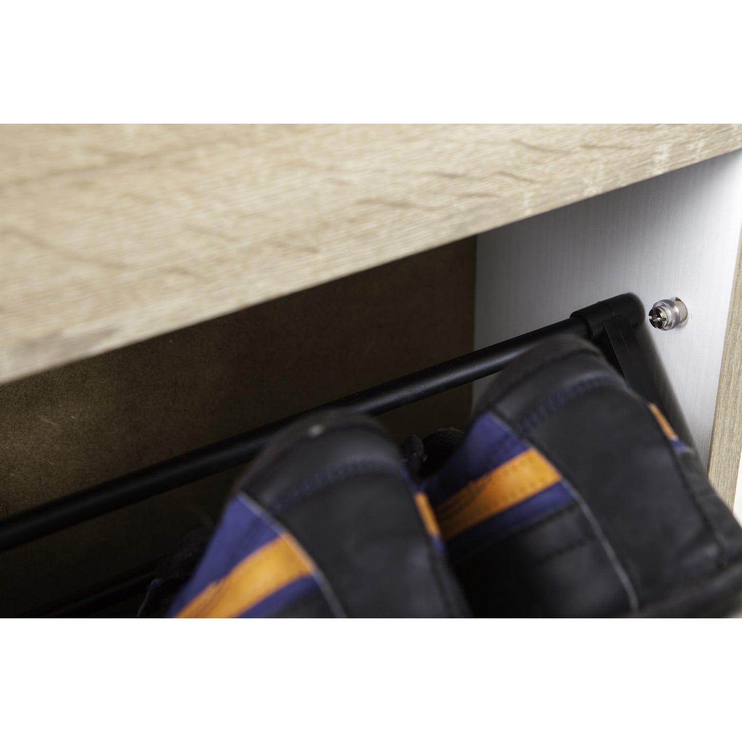 Scarpiera Slim Alta con 5 Ribalte - Fino a 15 Paia di Scarpe - Design Moderno - Dimensioni: 163.60x65.10x15.00 cm