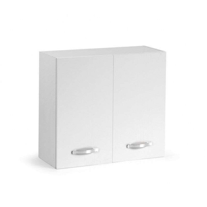 Modulares Wandelement für die Küche Esche weiß 2 Türen 80x32xH 72 cm