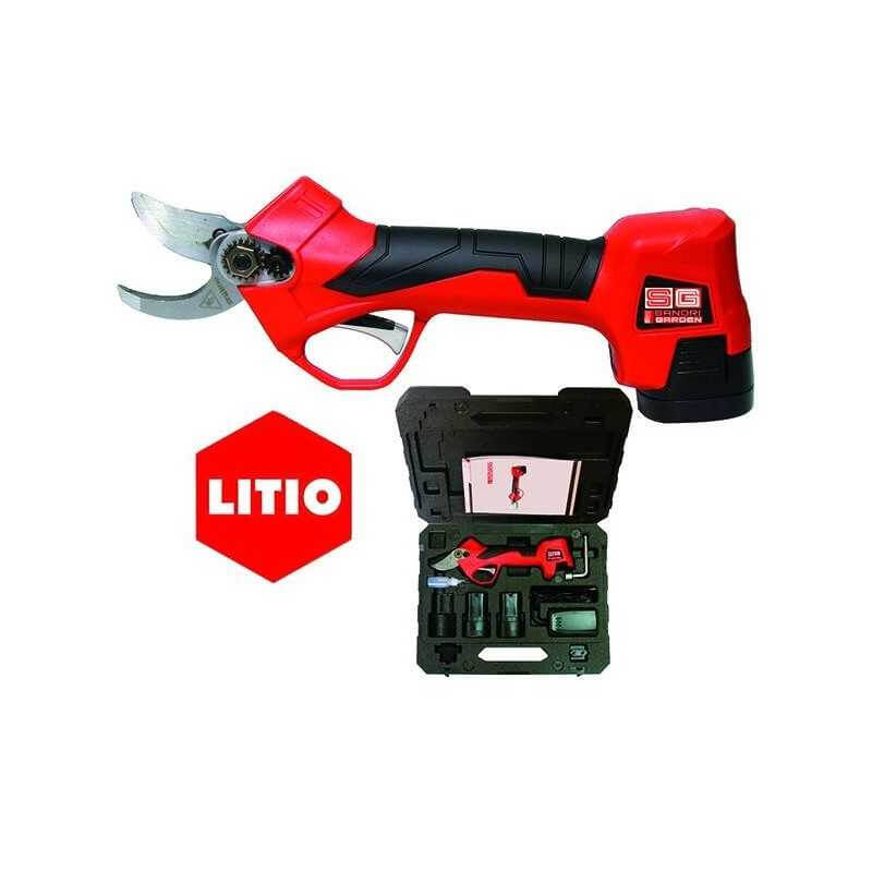 Gartenschere Sandrigard SG-FP 25 Li mit 2 14,4V 2Ah Akkus