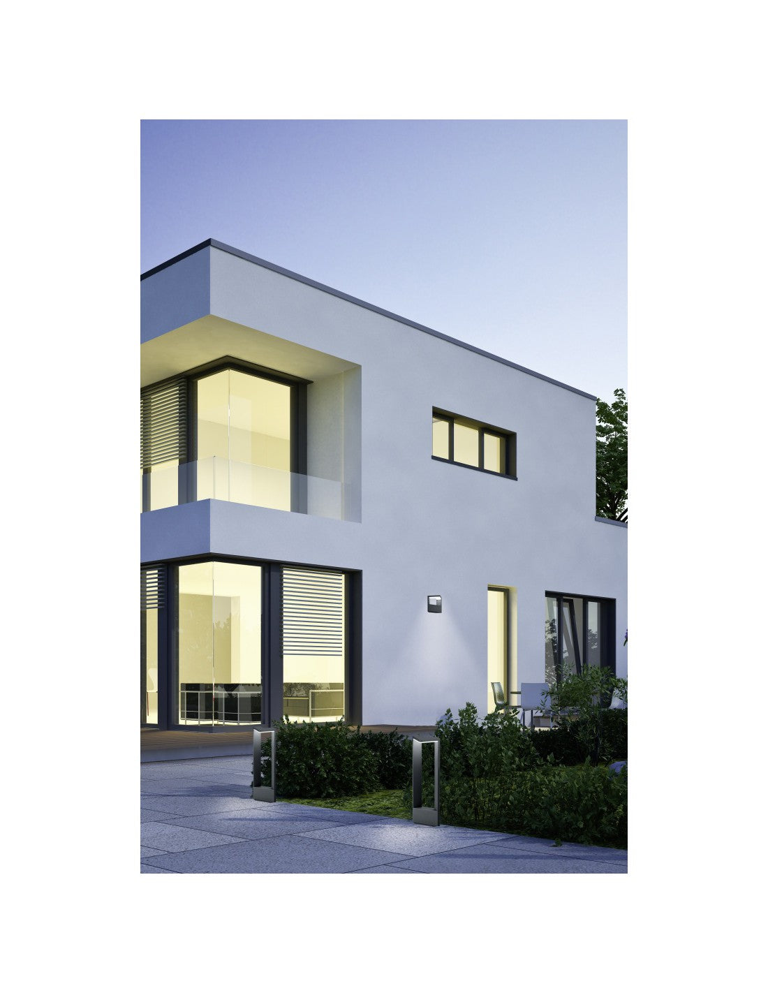 Anthrazit LED Außenpoller Ganges IP54 Trio Lighting