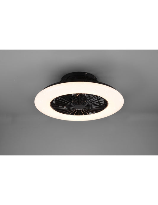 Ventilator Lampadarium Led Deinbare Stralsund-Black Trio Lighting