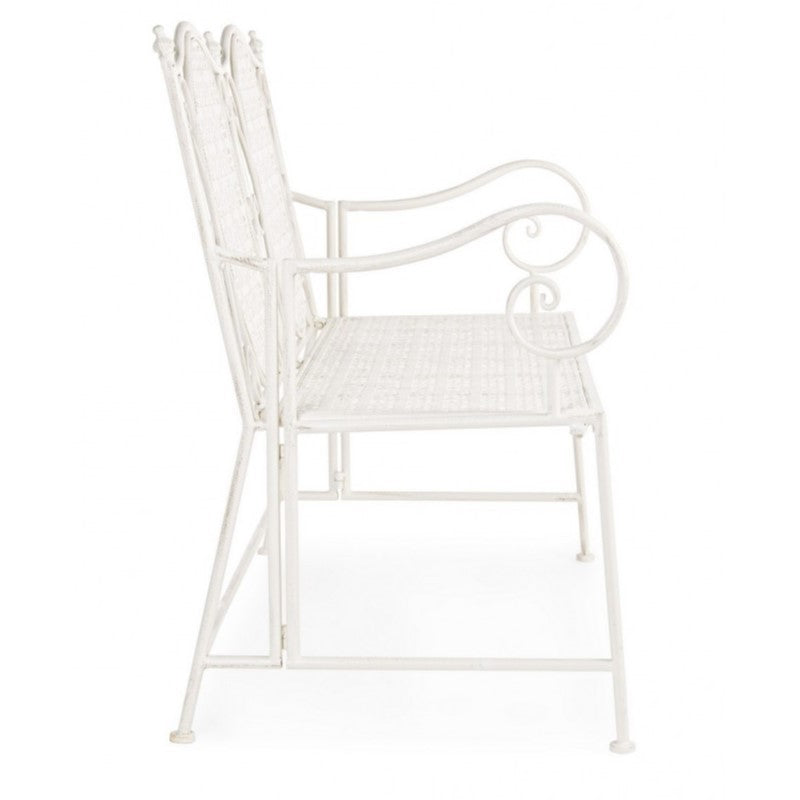 Klappbare Zweisitzer-Stahlbank Bianca EMILY 115x60x h92 cm