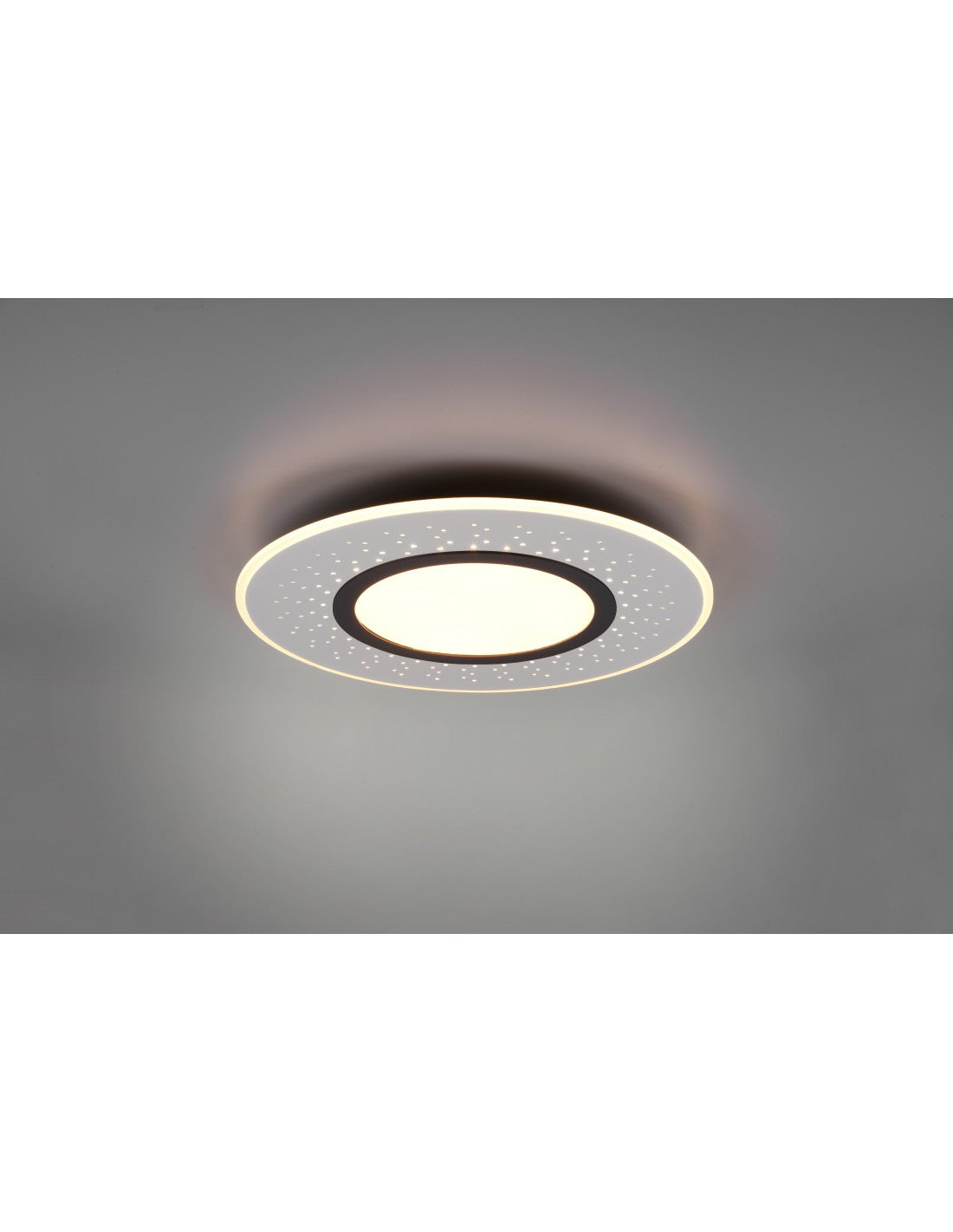 Moderne Deckenleuchte Verus Nickel Led Dimmer 44w Trio Lighting