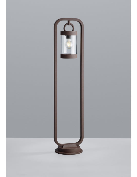 Palo Aus Esterno Sambesi Ruggine H100 cm Sensor Crepuskuläre IP44 Trio Lighting