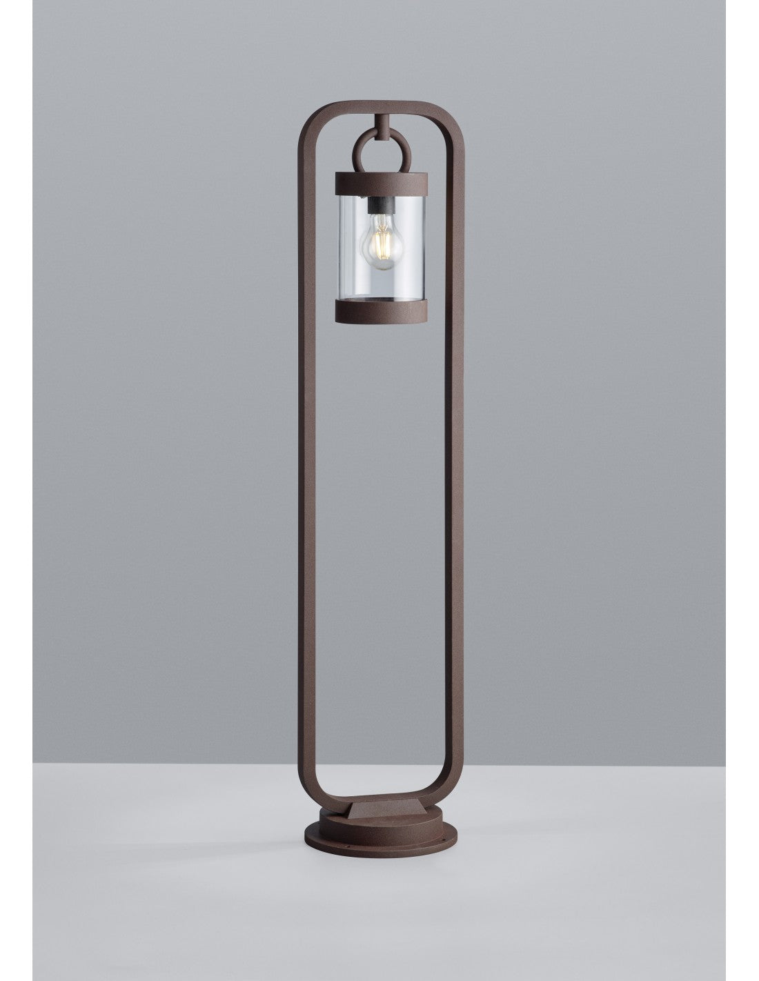 Palo Aus Esterno Sambesi Ruggine H100 cm Sensor Crepuskuläre IP44 Trio Lighting