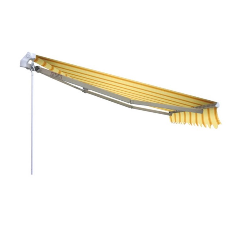 Feststehende Markise Beige und Ocker ITACA 250x200 cm