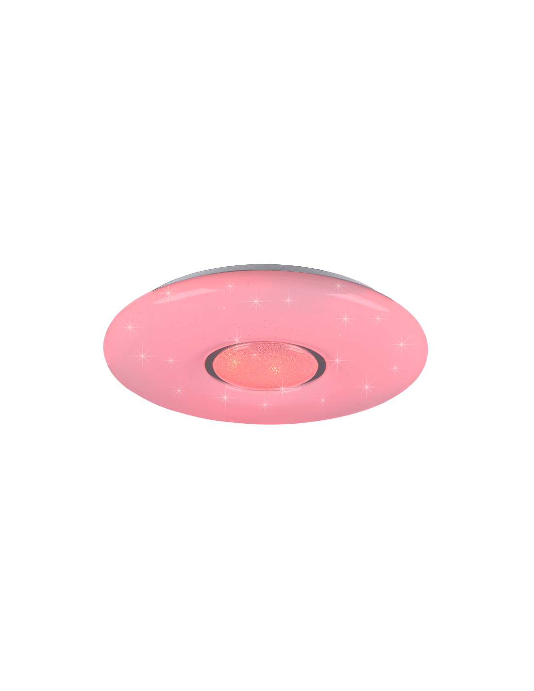Moderne LED-Deckenleuchte mit Dimmer RGB Lia Sternenhimmel-Effekt Trio-Beleuchtung