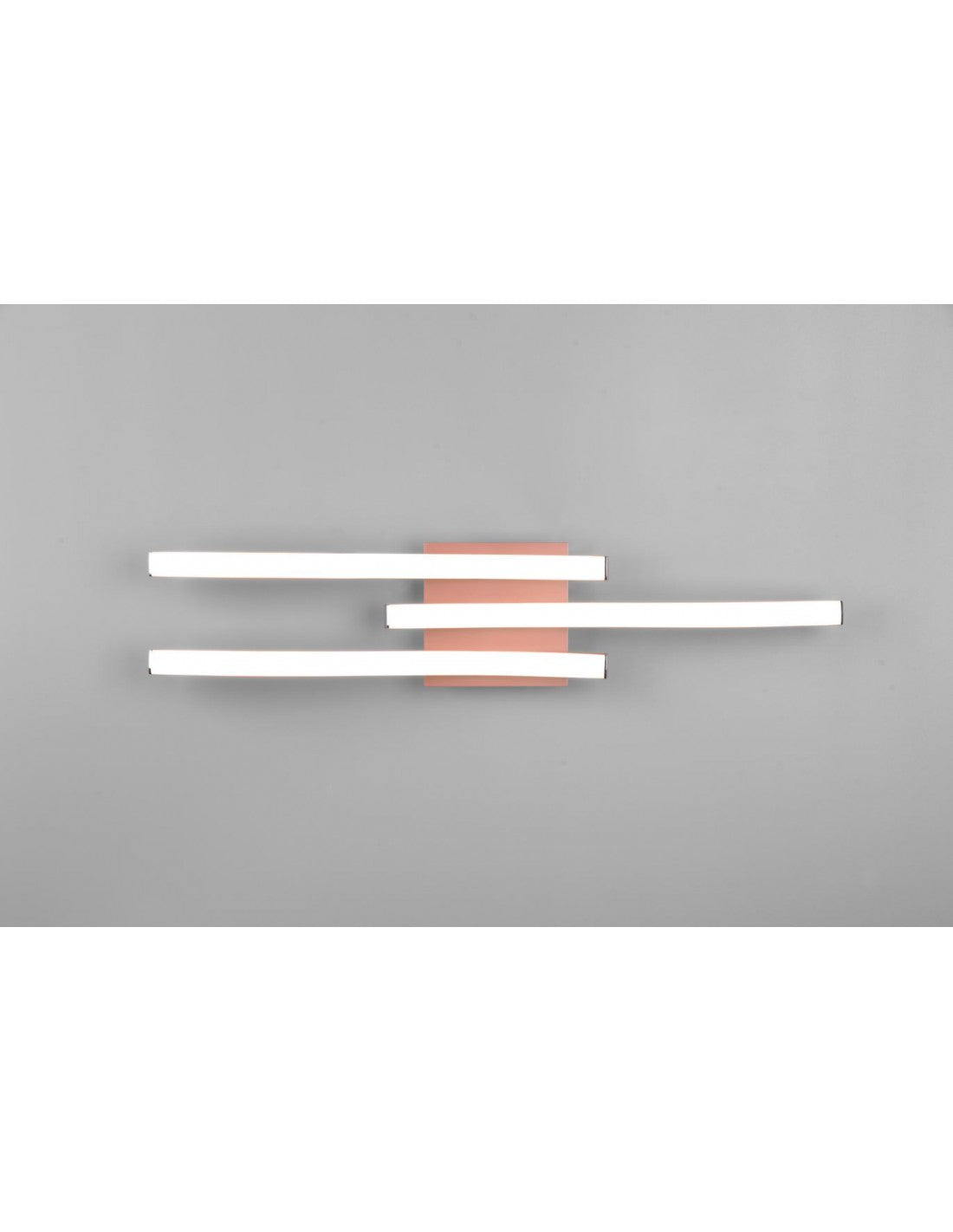 Moderne Deckenleuchte 3 LED-Stäbe 4000 K Route Rose Gold Trio Lighting