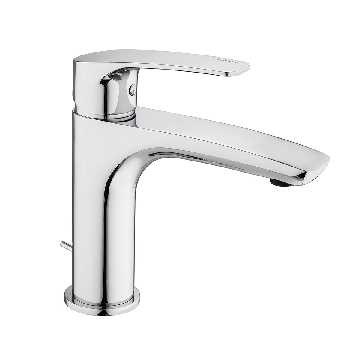 Waschtischmischer in Limettenchrom