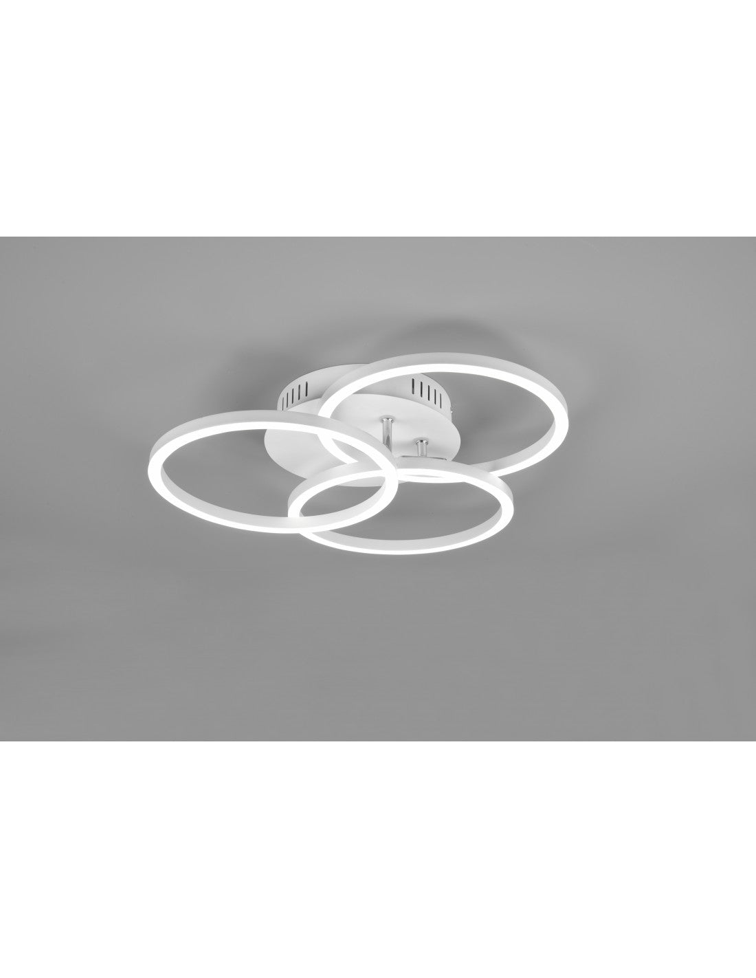 Deckenleuchte 3 verstellbare Kreise LED Dimmer Circle White Trio Lighting