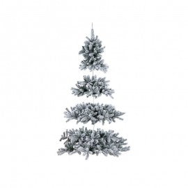 FIEMME hängender schneebedeckter Weihnachtsbaum h210 cm