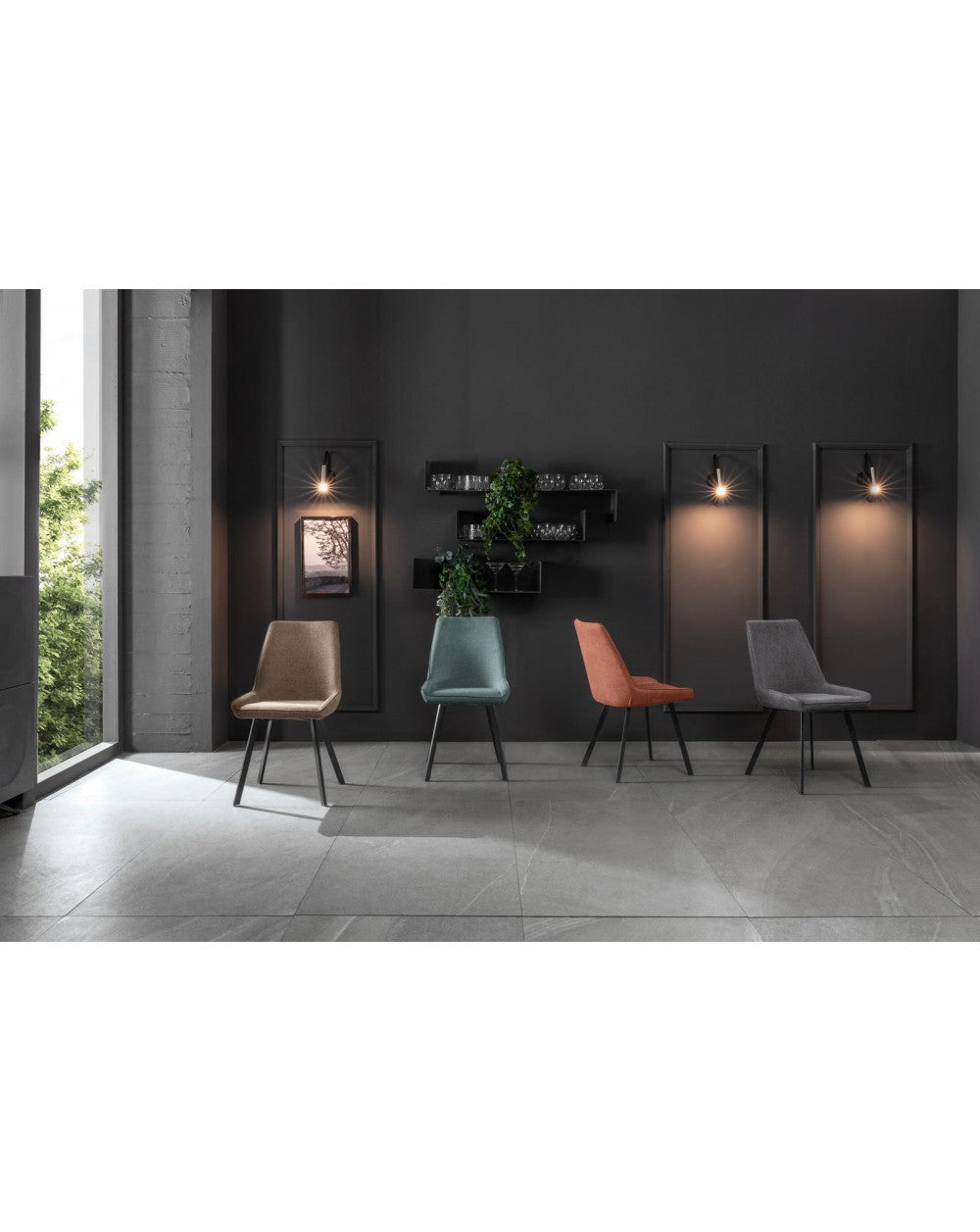 4x Mikrofaserstuhl - Fuchs