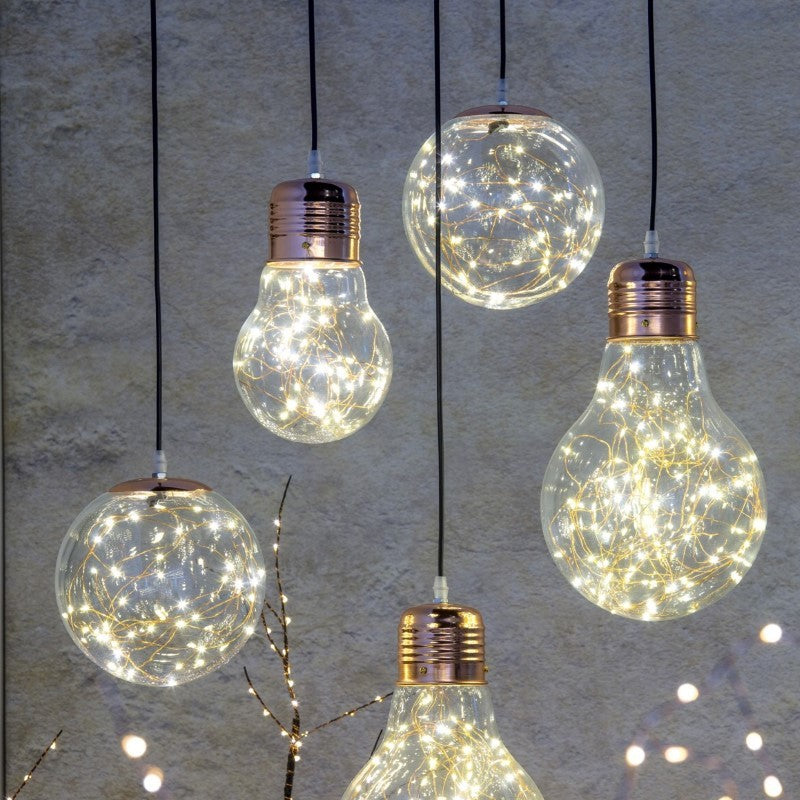 Lampadine Rame 100 Mikro-LED H34cm