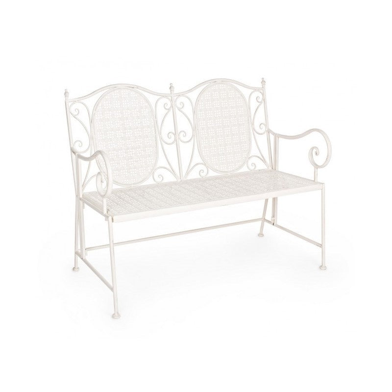 Klappbare Zweisitzer-Stahlbank Bianca EMILY 115x60x h92 cm