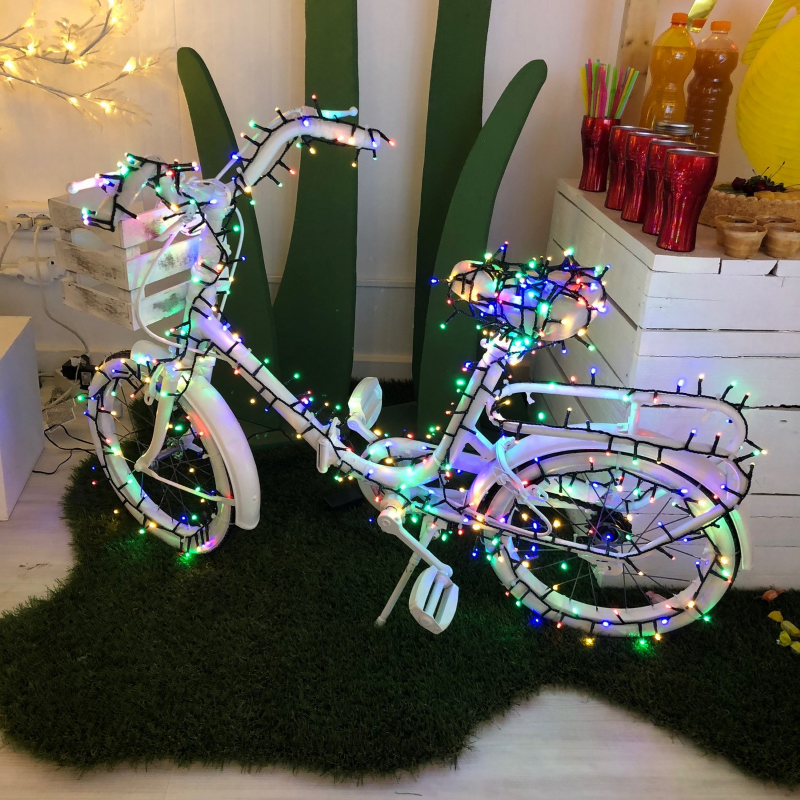 MiniCluster ø6cm 1000 mehrfarbige LEDs 20,5m