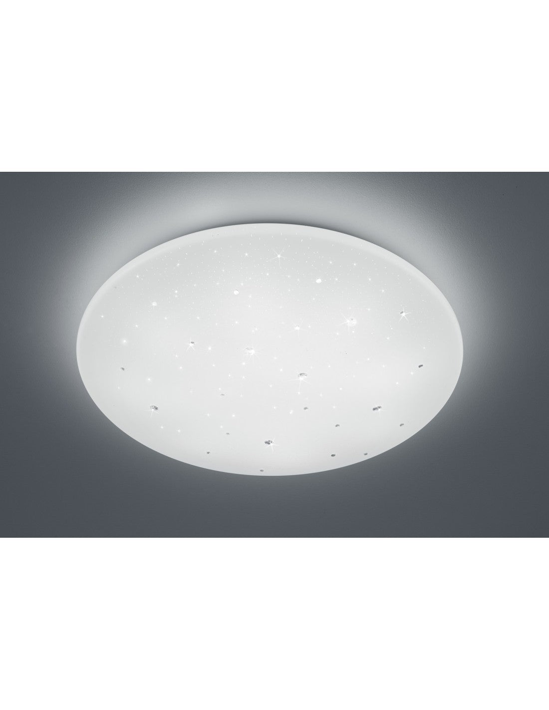 Moderne dimmbare LED-Deckenleuchte Achat Ø60 cm weiß von Trio Lighting