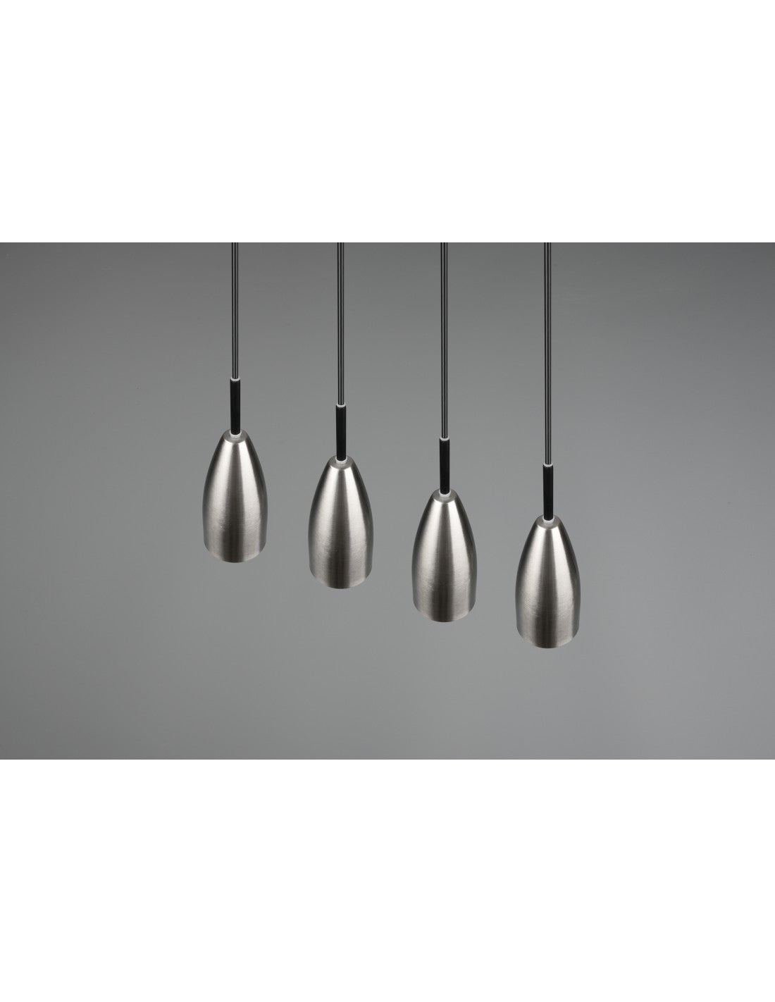 Farin Island Linearer Kronleuchter 4 Lichter Nichel Trio Lighting