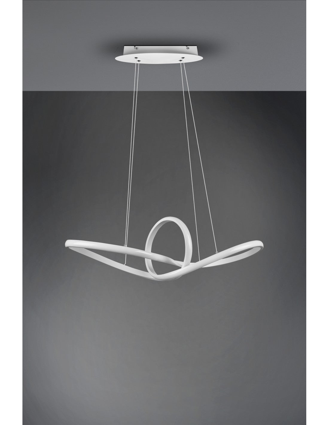 Suspension Sansa Led 28w Dimmerbares Bianco L80 cm Trio Lighting
