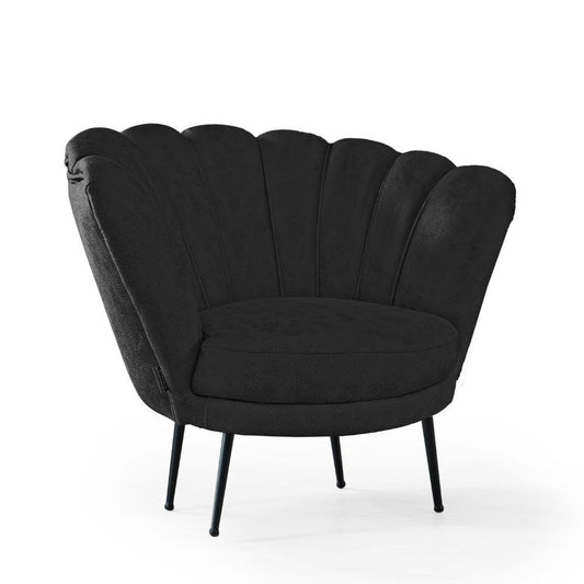 Poltrona mit Orel-nabuk-Nabuk, grau