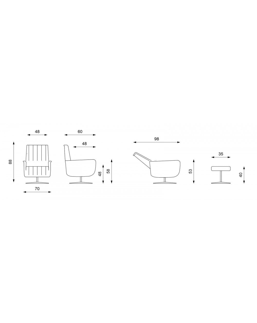 Relaxation Liegestuhl Z-003 STS