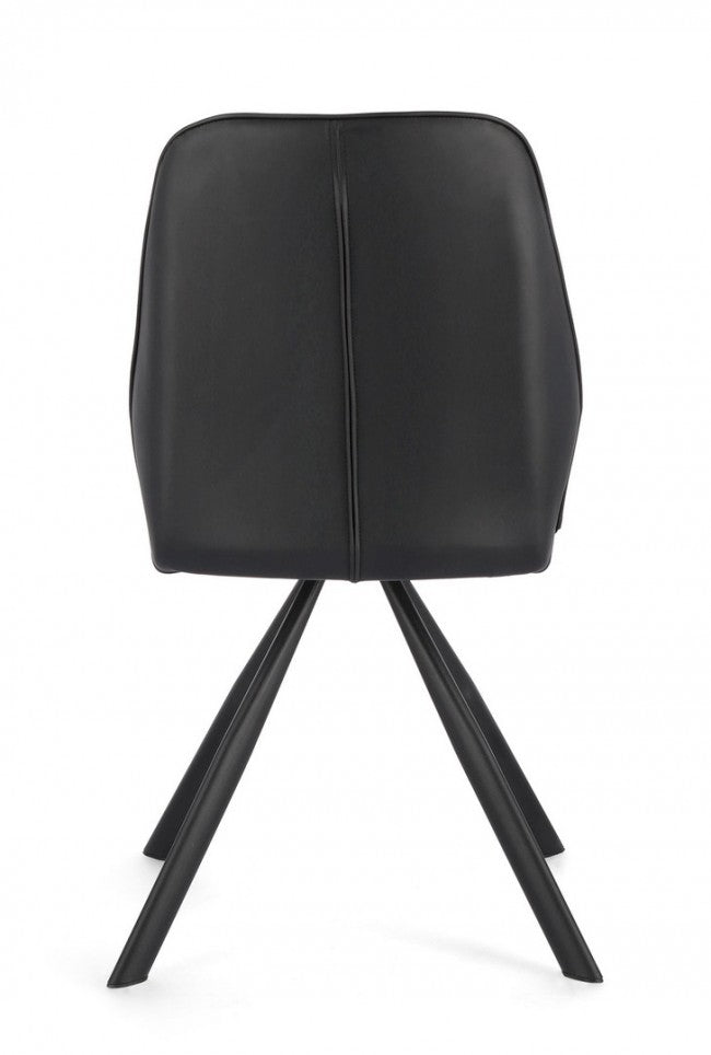 4x Maxwell Pu Stuhl Schwarz