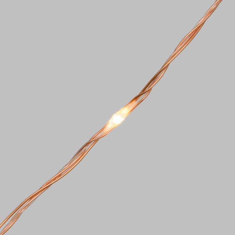 PL 500 MicroLED-Kette Spule 25 m warmweißes Kupferkabel