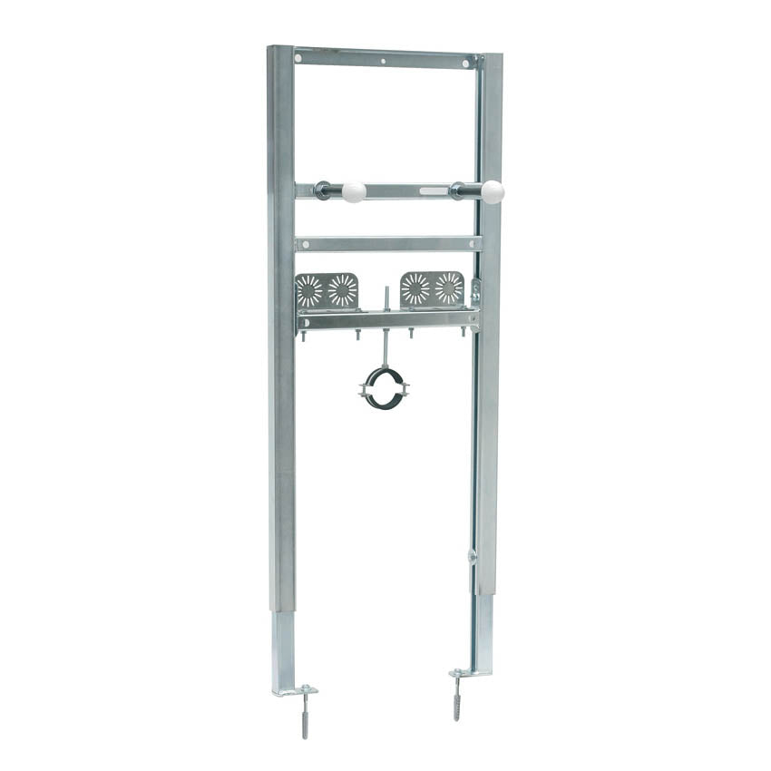 Halterung für Spülbecken zum Aufhängen an Gipskartonplatten und Mauerwerk