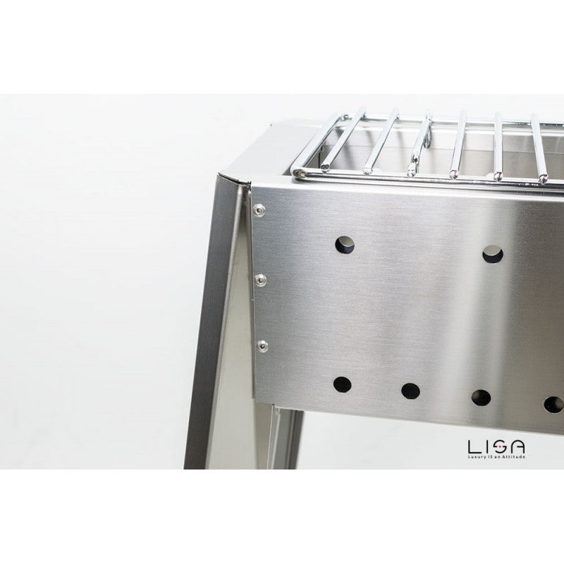 Miami 1500 Stahl Fußkocher einfach zu schließen