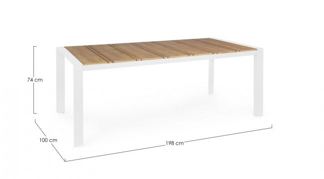 Elias Tisch 198X100 Weiß Sj60