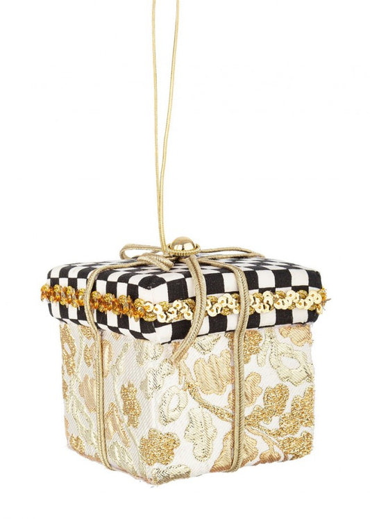 8x Anhänger Schach Gold Geschenkpaket