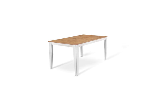 Ausziehbarer Eichentisch 90 cm x 156- 316 cm H. 76 cm