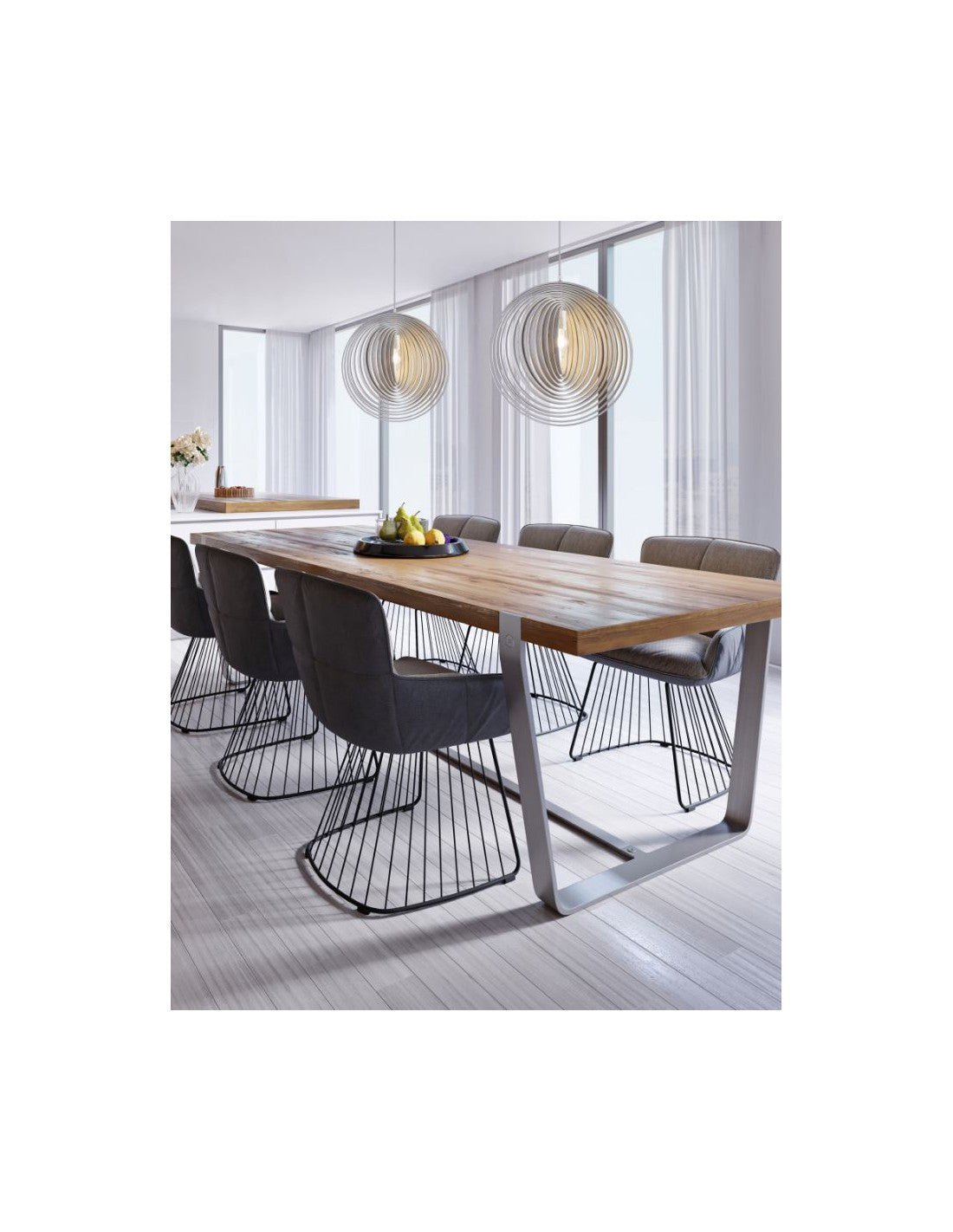 Boolan-Chiaro-Lippensuspension (Chiaro Trio Lighting-Rotierende Pflaster
