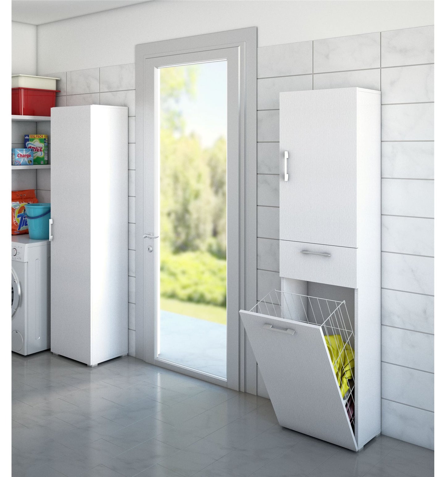 Mobiles MultiUse-Mit dem Kästch-Port Weißer Silbieranschluss