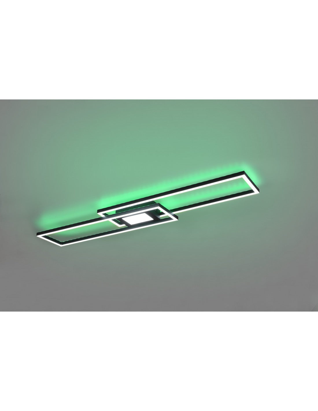 Bebauer Plafoner Rechtecke Rechtecke Doppelt Ausgabe Led Ganado Black Trio Lighting