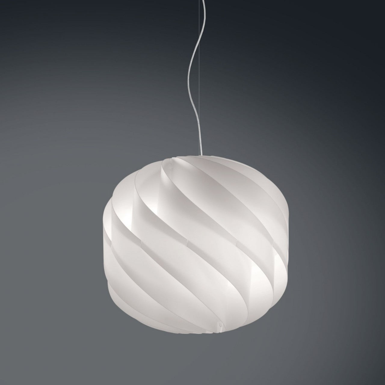 Aufhängung 3 Lichter Weiß aus verchromtem Metall Cm. 72 x 70h