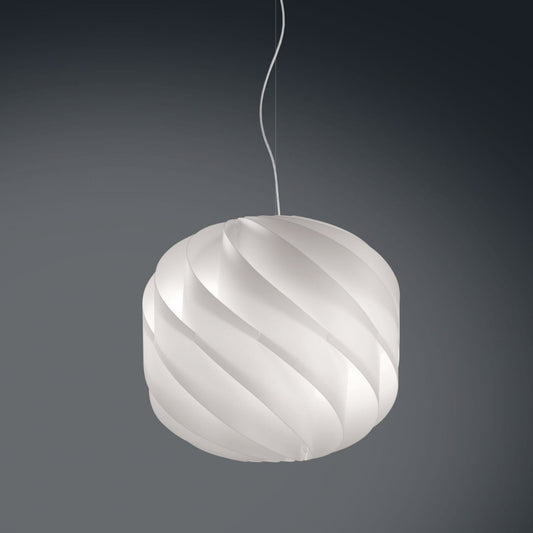 Aufhängung 3 Lichter Weiß aus verchromtem Metall Cm. 72 x 70h