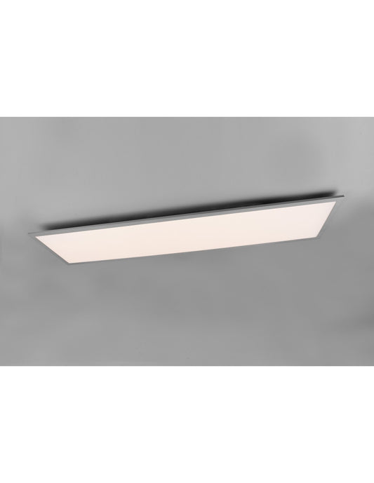 Moderne rechteckige LED-Deckenleuchte Gamma Aluminium Trio Lighting